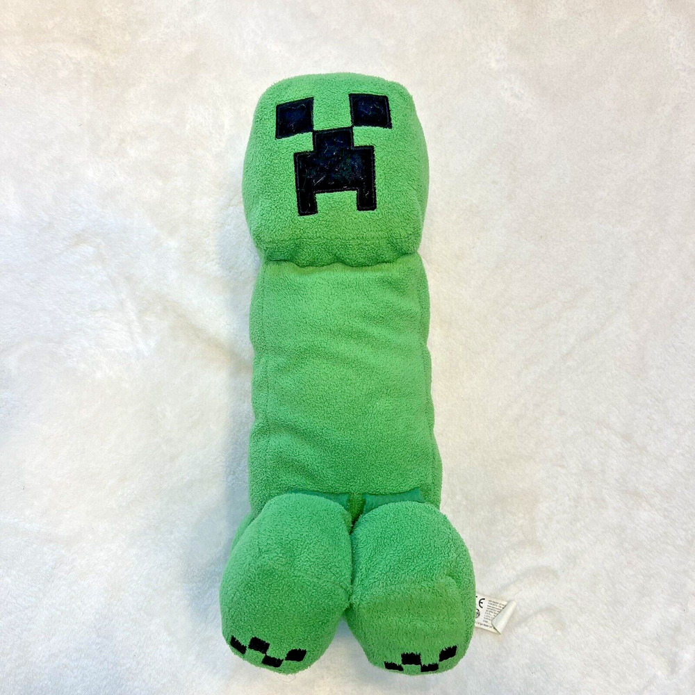 Official Minecraft 11" Green Creeper Plush Doll Mojang Jinx Pre-Owned 🔥🔥🔥